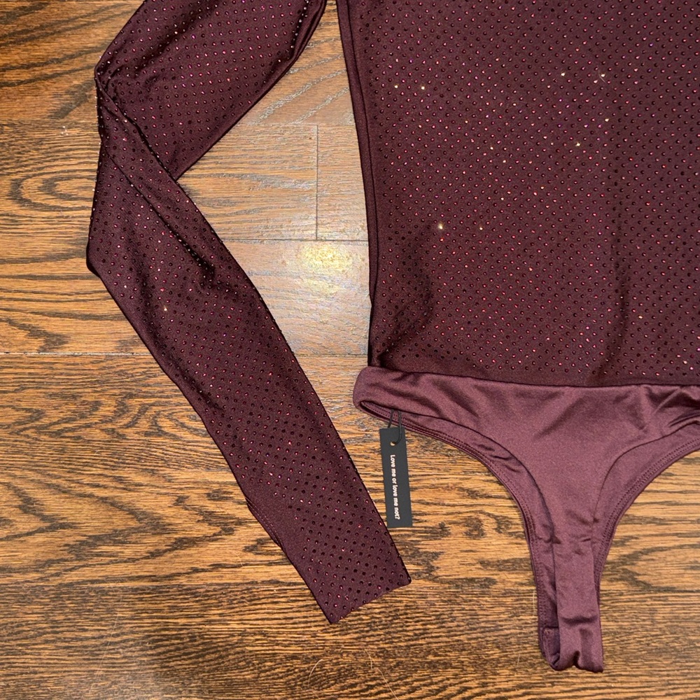 AFRM Milo Stud Turtleneck Jersey Bodysuit - Picture 11 of 15